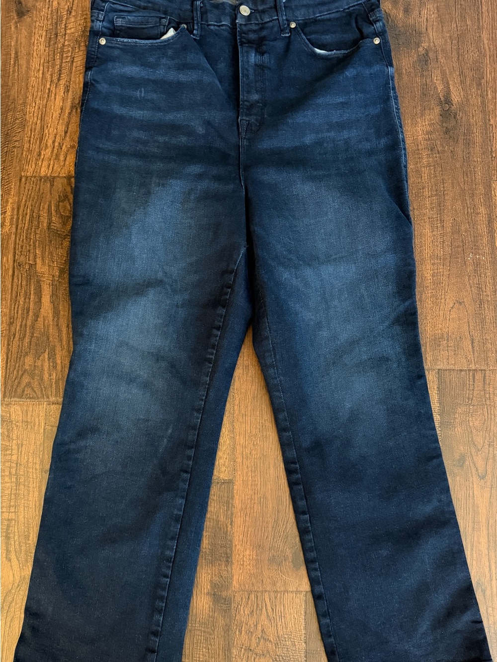 Good American Always Fits Good Curve Straight Jeans 14-18 Super High Rise